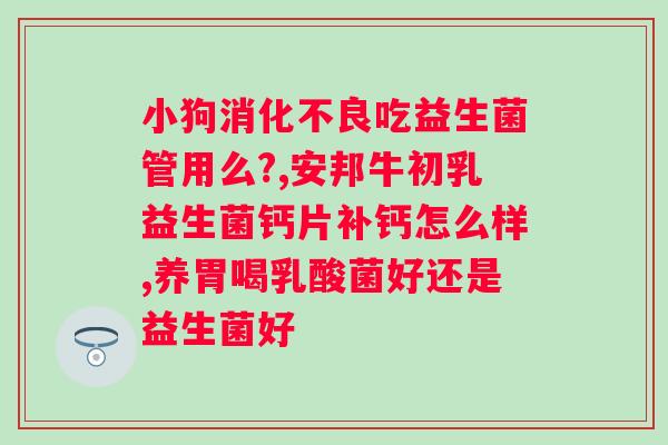 什么肠道益生菌对有益？科学必备的益生菌推荐？