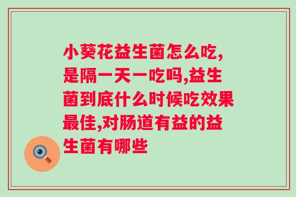 益生菌的功效有哪些？探究益生菌对人体的好处？