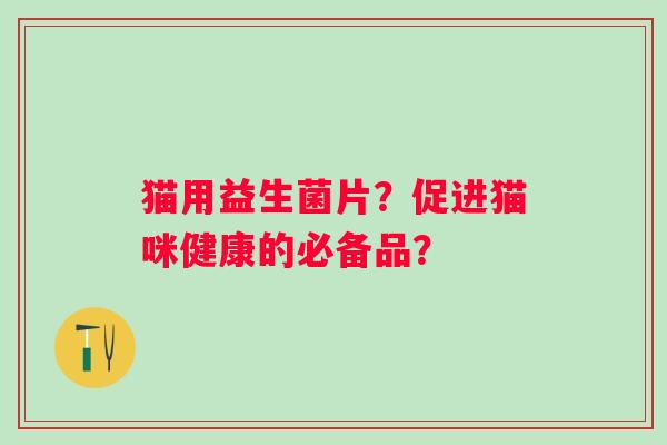 猫用益生菌片?促进猫咪健康的必备品? 猫用益生菌片?促进猫咪健康的必备品?