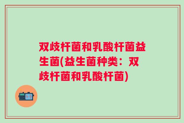 双歧杆菌和乳酸杆菌益生菌(益生菌种类:双歧杆菌和乳酸杆菌) 双歧杆菌和乳酸杆菌益生菌(益生菌种类:双歧杆菌和乳酸杆菌)