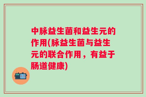 中脉益生菌和益生元的作用(脉益生菌与益生元的联合作用,有益于肠道健康) 中脉益生菌和益生元的作用(脉益生菌与益生元的联合作用,有益于肠道健康)