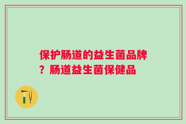 保护肠道的益生菌品牌？肠道益生菌保健品