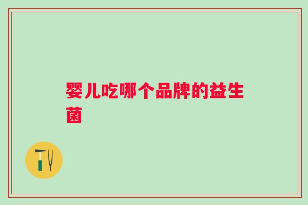婴儿吃哪个品牌的益生菌 婴儿吃哪个品牌的益生菌