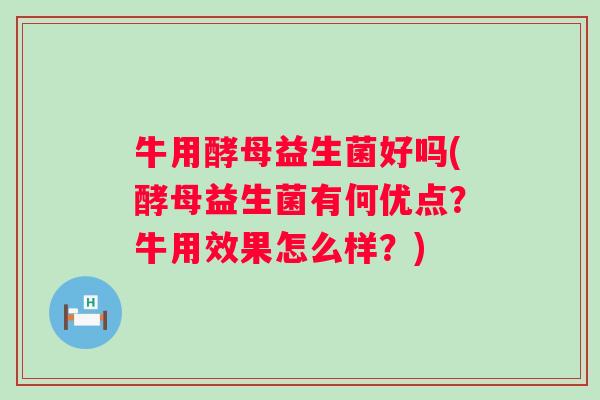 牛用酵母益生菌好吗(酵母益生菌有何优点？牛用效果怎么样？)