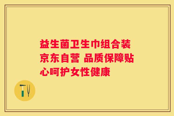 益生菌卫生巾组合装 京东自营 品质保障贴心呵护女性健康
